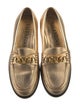 Valentino Leather Chain-Link Accents Loafers
