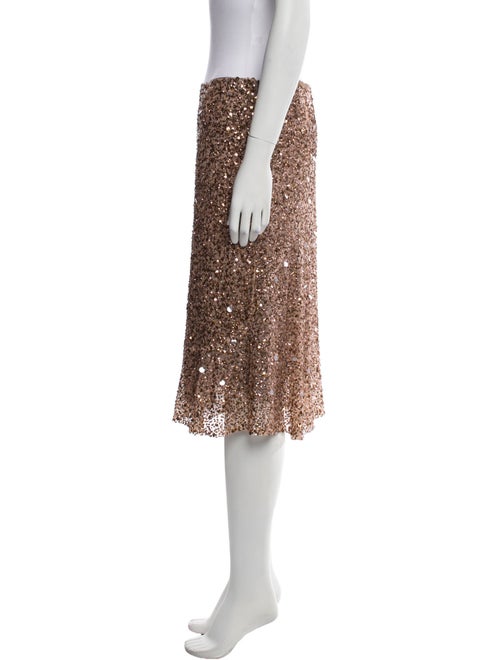 Valentino Sequin Knee-Length Skirt