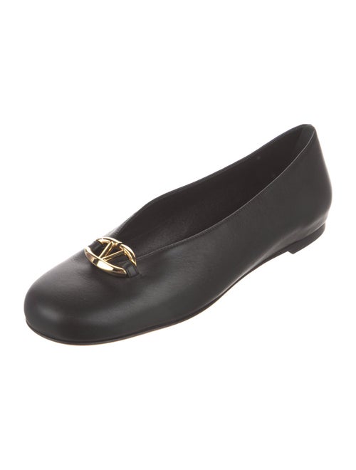 Valentino Leather Ballet Flats