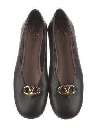 Valentino Leather Ballet Flats