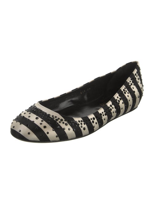 Valentino Satin Printed Ballet Flats