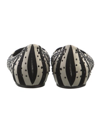 Valentino Satin Printed Ballet Flats