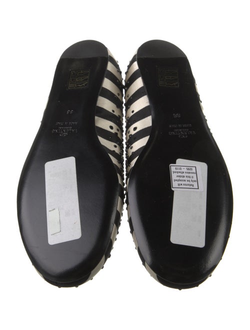 Valentino Satin Printed Ballet Flats