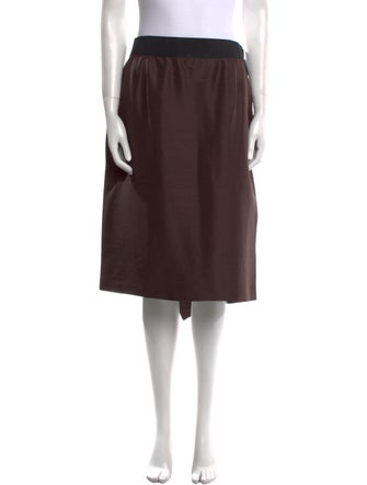 Valentino Silk Knee-Length Skirt