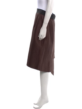 Valentino Silk Knee-Length Skirt