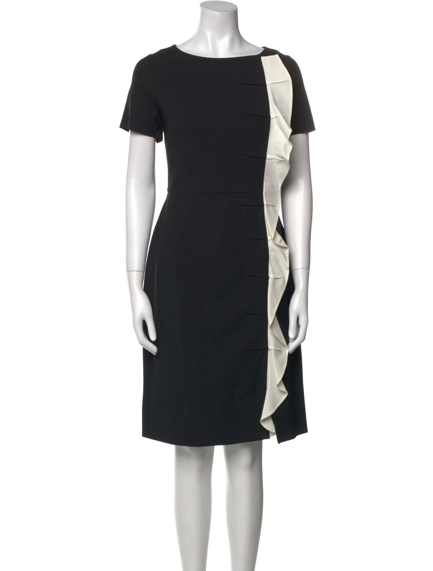 Valentino Bateau Neckline Knee-Length Dress