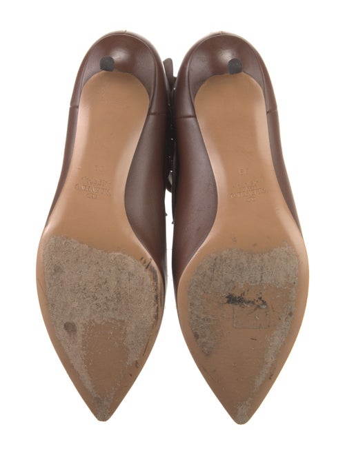 Valentino Rockstud Accents Leather Boots