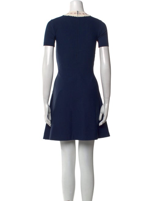 Valentino Crew Neck Mini Dress