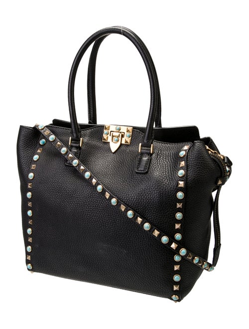 Valentino Rockstud Top Handle Bag