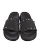 Valentino Rockstud Accents Rubber Slides