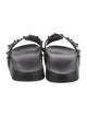 Valentino Rockstud Accents Rubber Slides