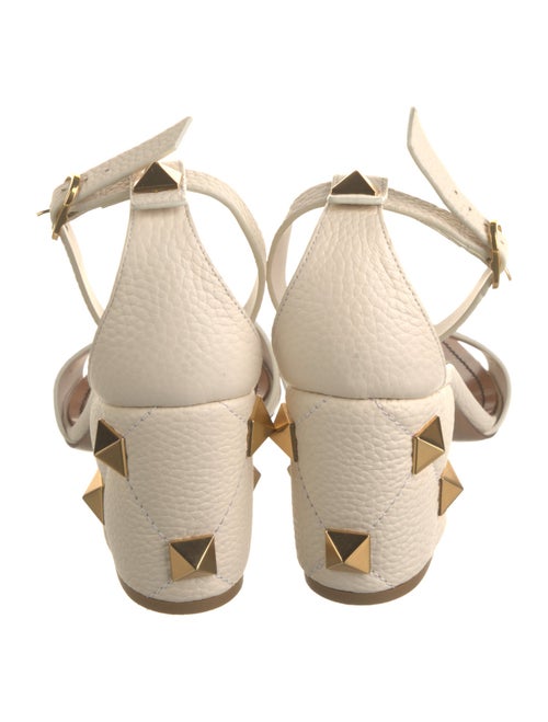 Valentino Rockstud Accents Leather Sandals