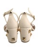 Valentino Rockstud Accents Leather Sandals