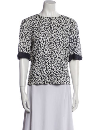 Valentino Linen Printed Top