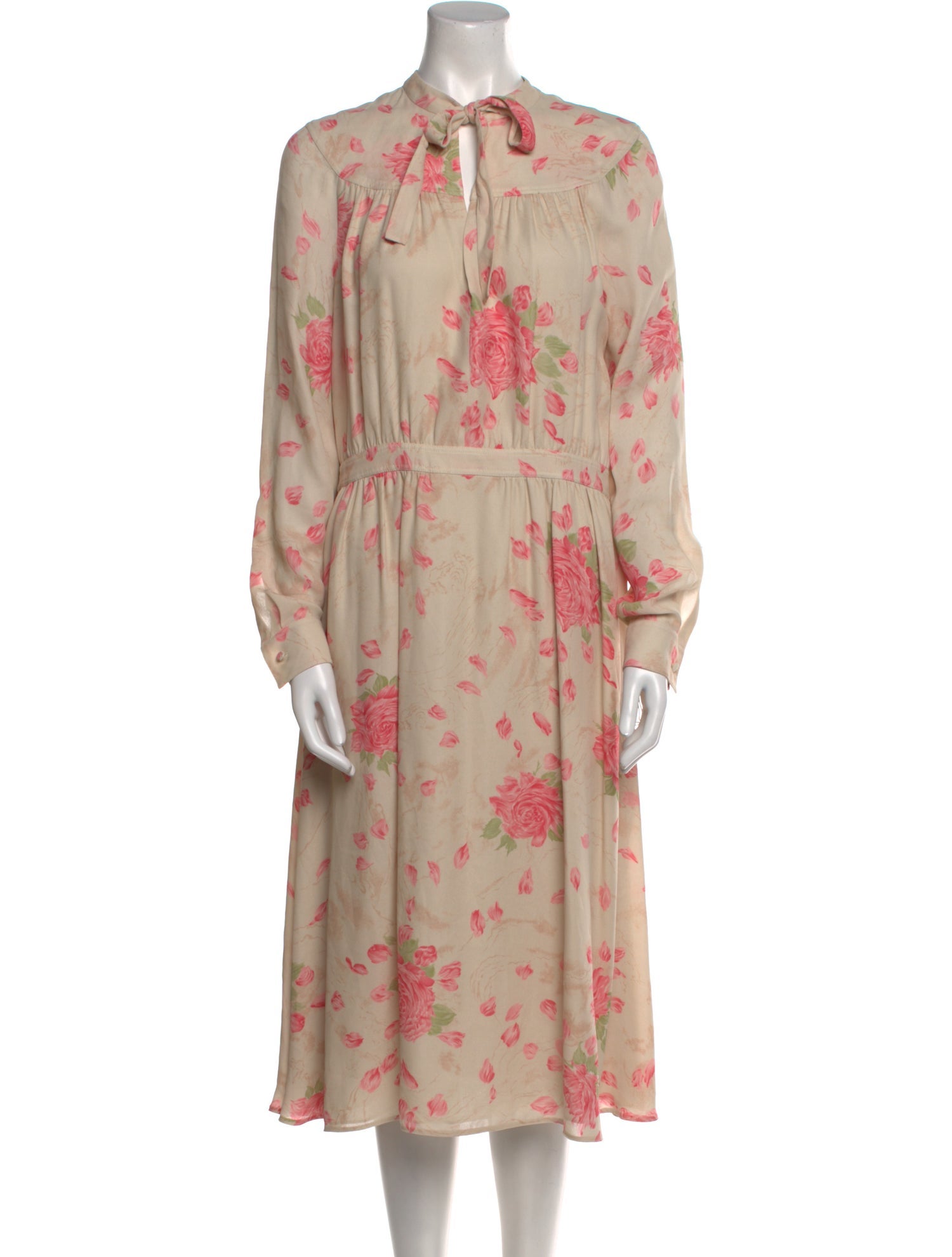 Valentino Silk Knee-Length Dress