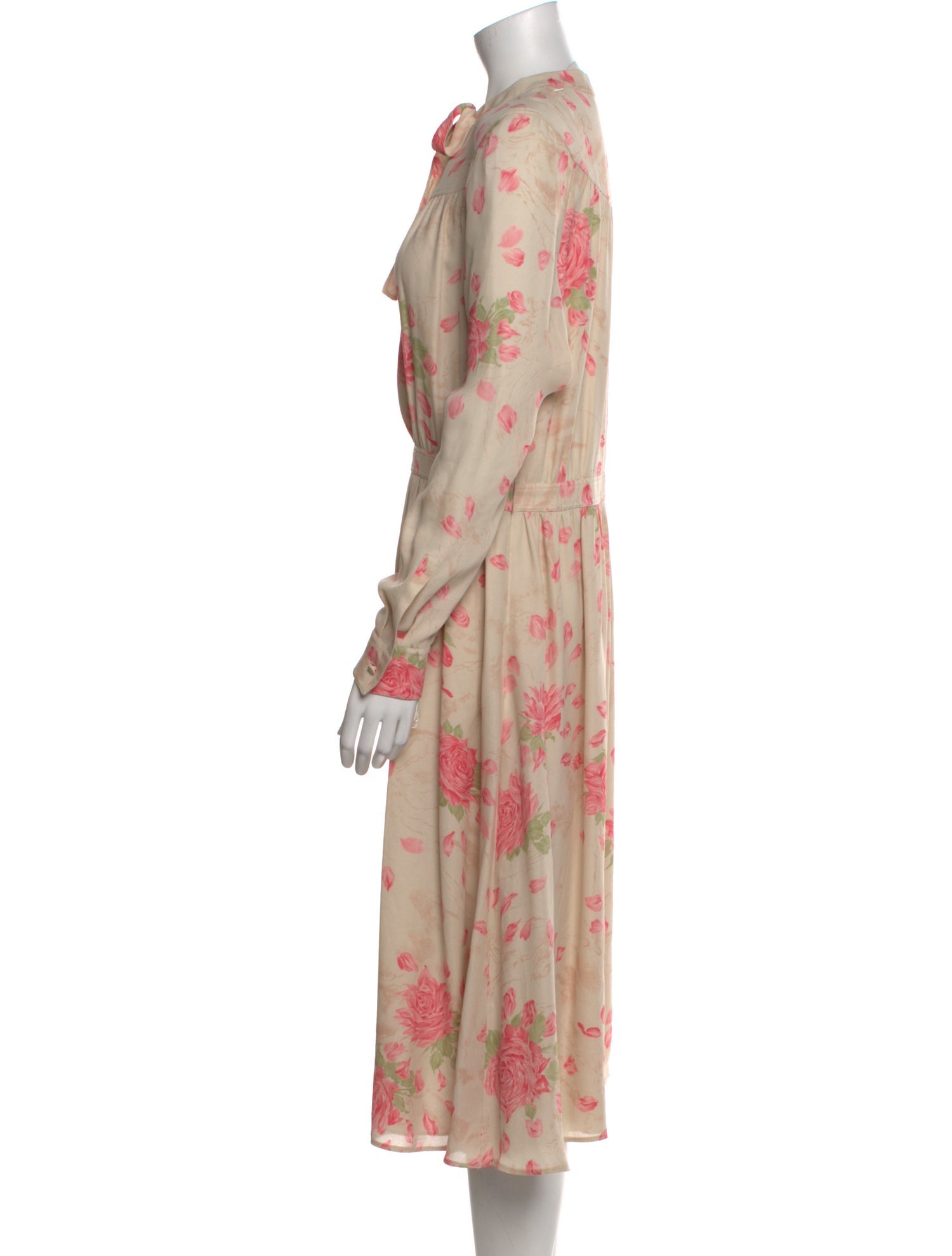 Valentino Silk Knee-Length Dress