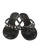Valentino Rockstud Accents Rubber Slides