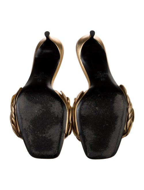 Valentino Leather Slides