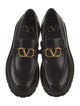 Valentino Signature Logo Leather Loafers