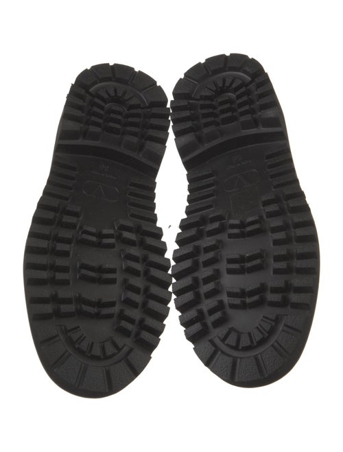 Valentino Signature Logo Leather Loafers