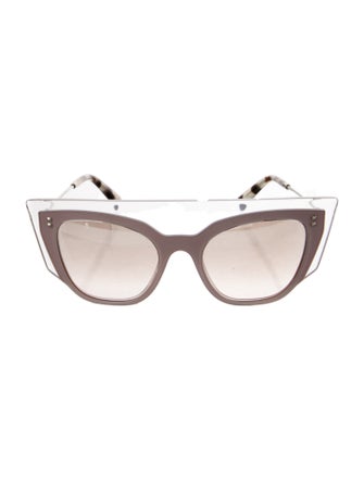 Valentino Rockstud Accents Cat-Eye Sunglasses