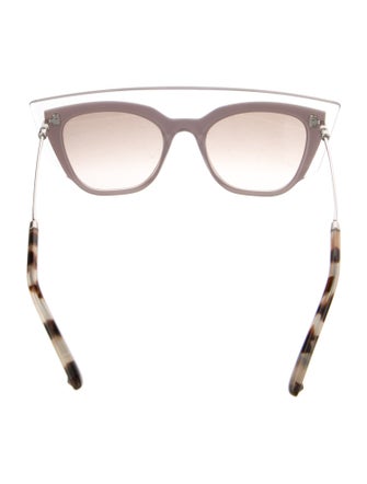 Valentino Rockstud Accents Cat-Eye Sunglasses