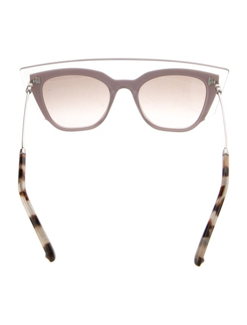 Valentino Rockstud Accents Cat-Eye Sunglasses