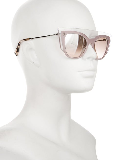 Valentino Rockstud Accents Cat-Eye Sunglasses