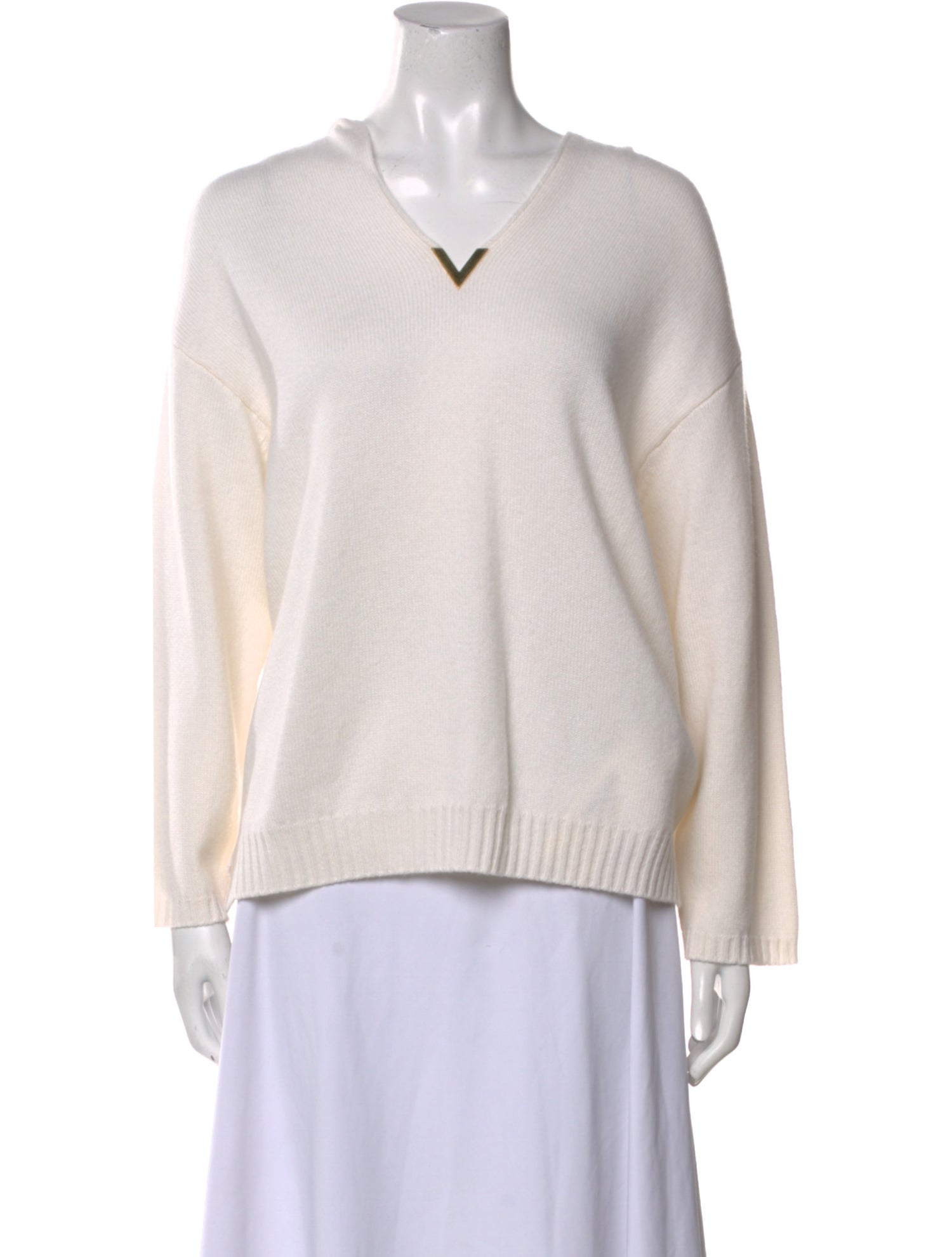 Valentino Cashmere V-Neck Sweater