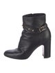 Valentino Rockstud Accents Leather Boots