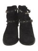 Valentino Rockstud Accents Suede Boots