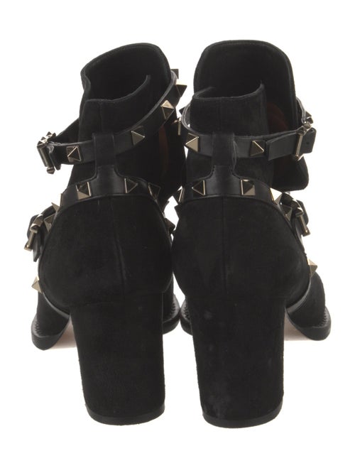 Valentino Rockstud Accents Suede Boots