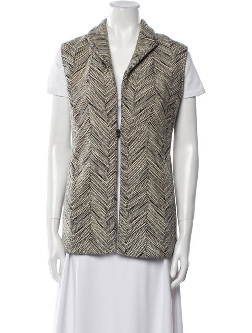 Valentino Virgin Wool Printed Vest