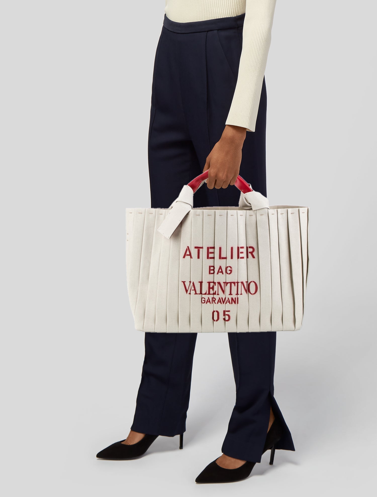 Valentino Canvas Atelier 05 Medium w/ Tags