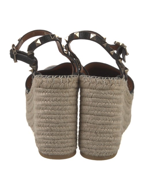 Valentino Jute Bow Accents Espadrilles