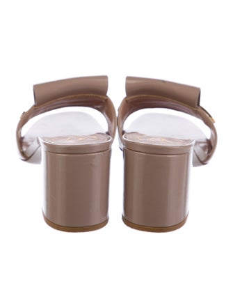 Valentino Patent Leather Slides