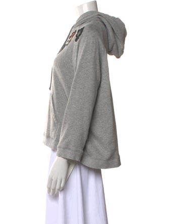 Valentino Graphic Print Mock Neck Sweatshirt