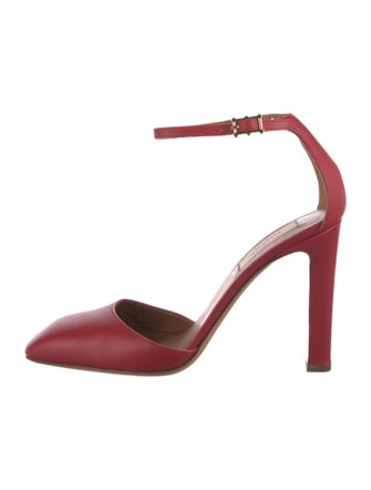 Valentino Leather D'Orsay Pumps