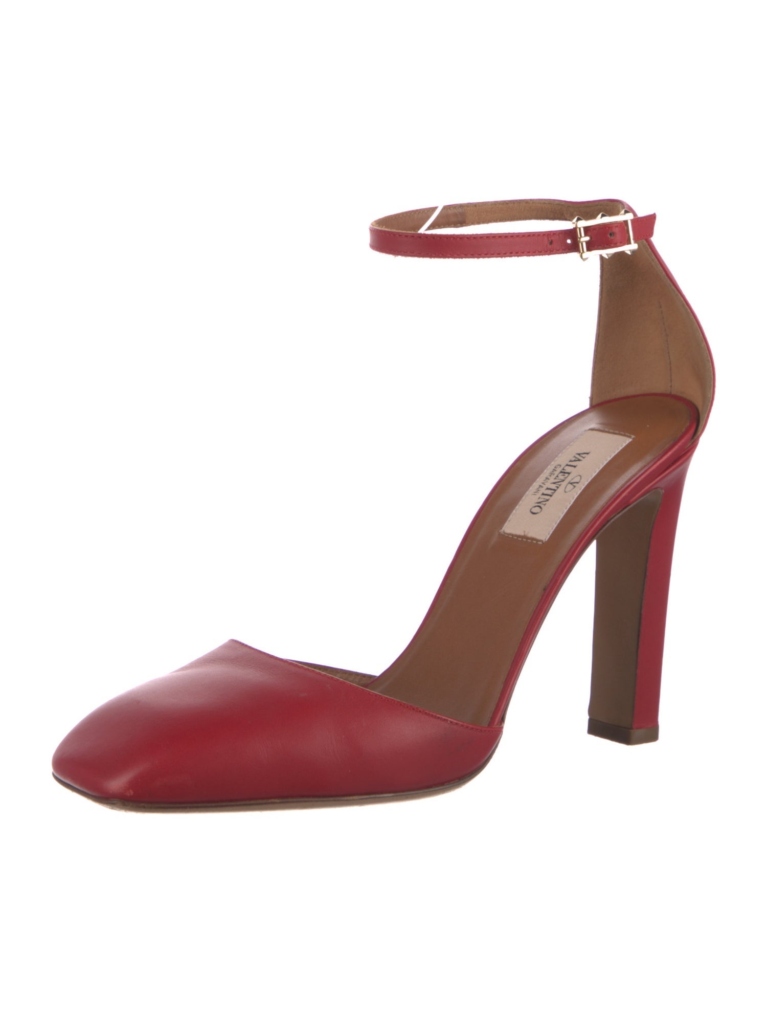 Valentino Leather D'Orsay Pumps