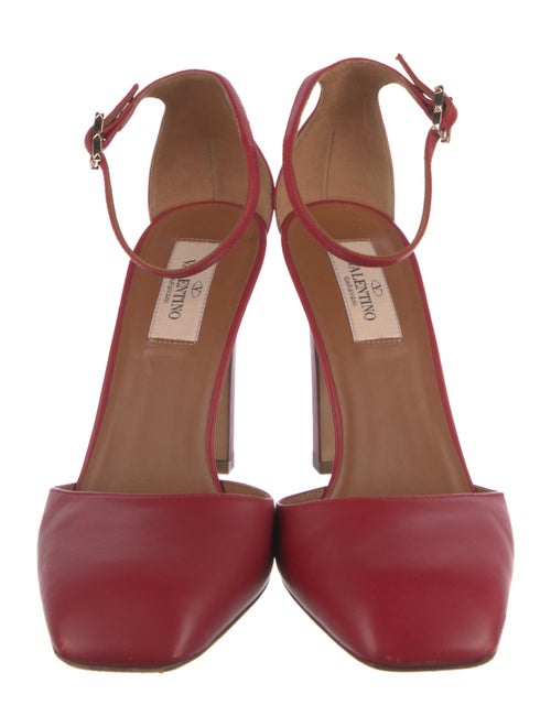 Valentino Leather D'Orsay Pumps