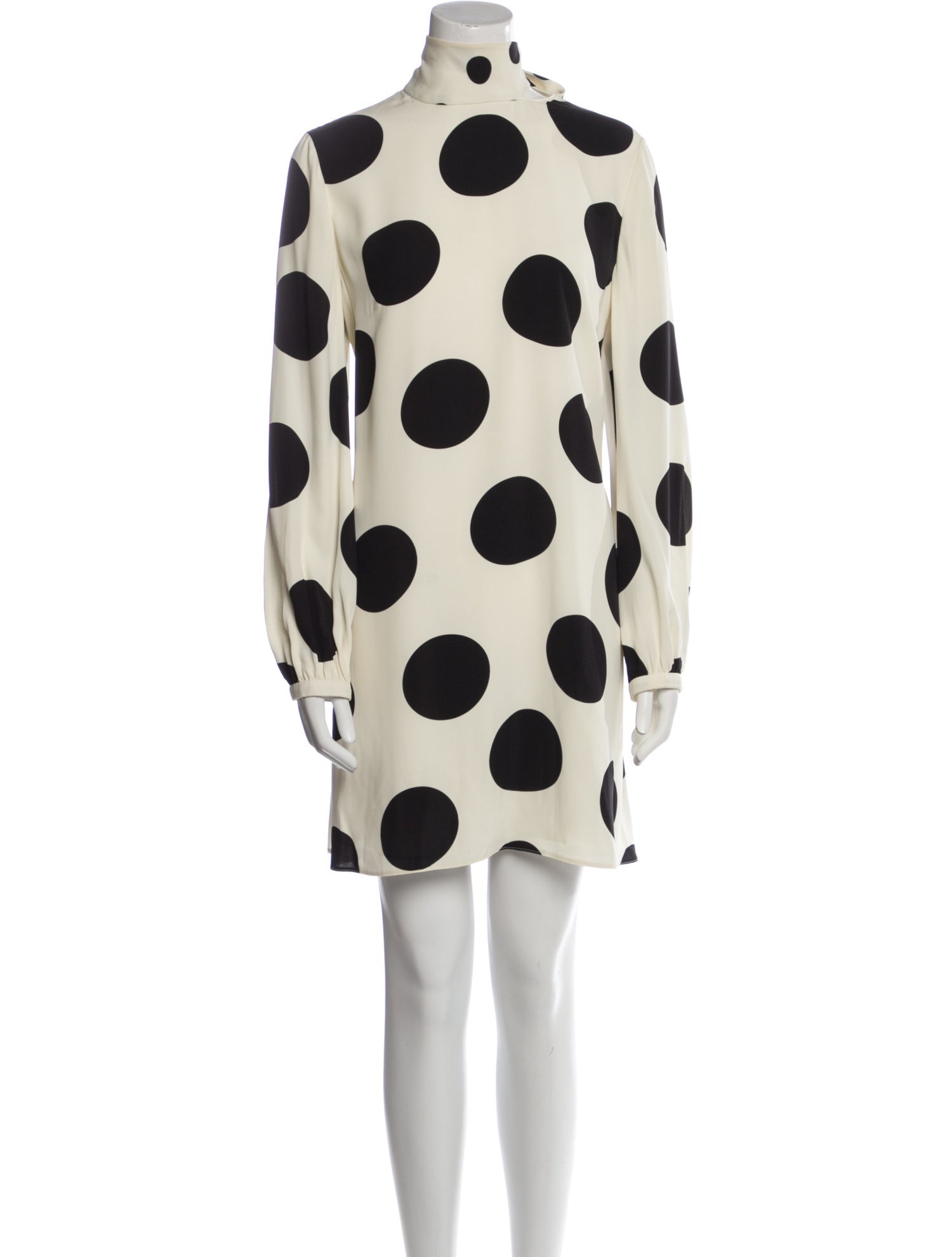Valentino Polka Dot Print Mini Dress