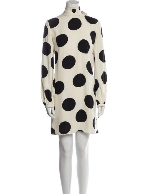 Valentino Polka Dot Print Mini Dress