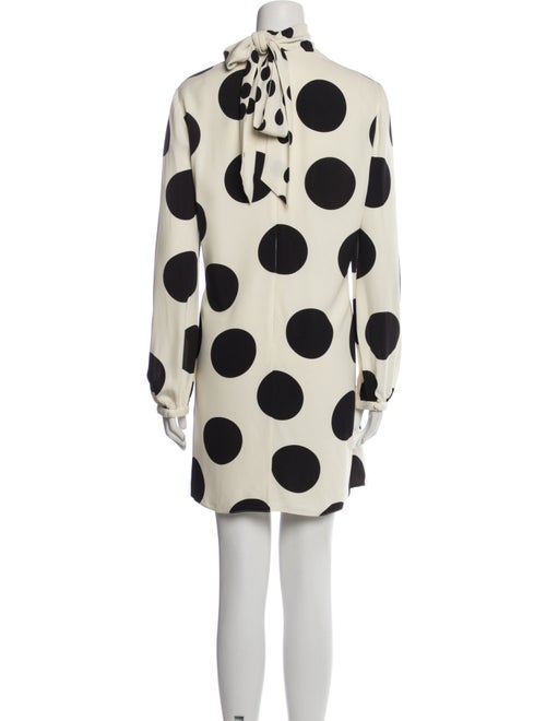 Valentino Polka Dot Print Mini Dress