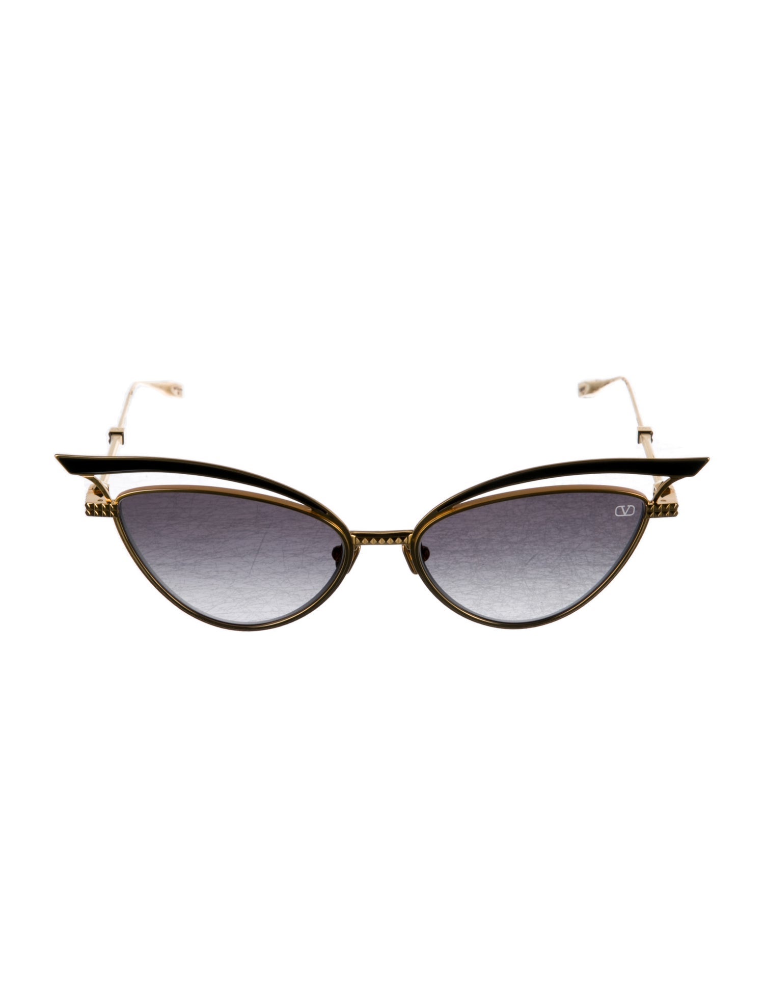 Valentino Rockstud Accents Cat-Eye Sunglasses