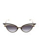 Valentino Rockstud Accents Cat-Eye Sunglasses