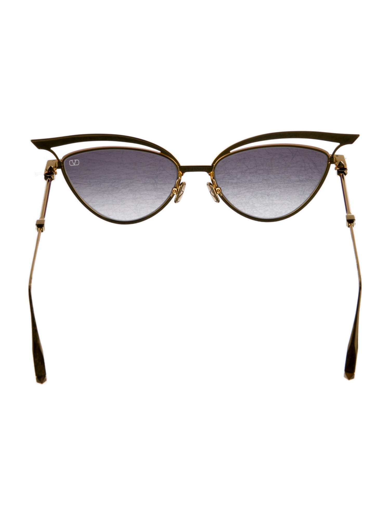 Valentino Rockstud Accents Cat-Eye Sunglasses
