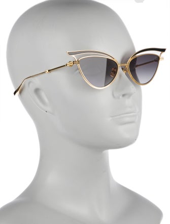 Valentino Rockstud Accents Cat-Eye Sunglasses