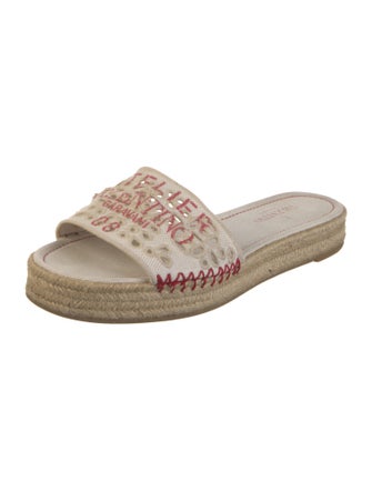 Valentino Canvas Printed Espadrilles