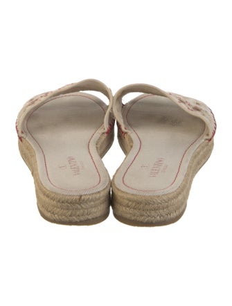 Valentino Canvas Printed Espadrilles