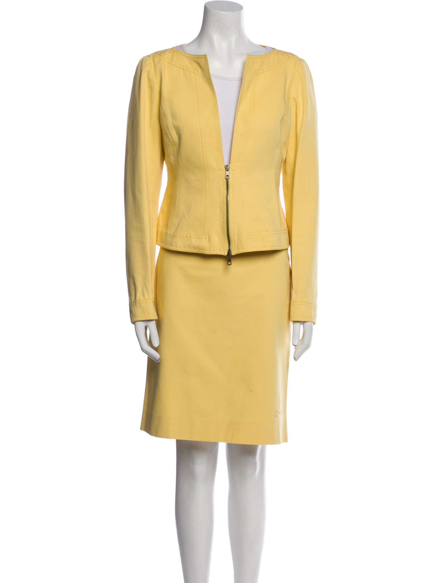 Valentino Bow Accents Skirt Set